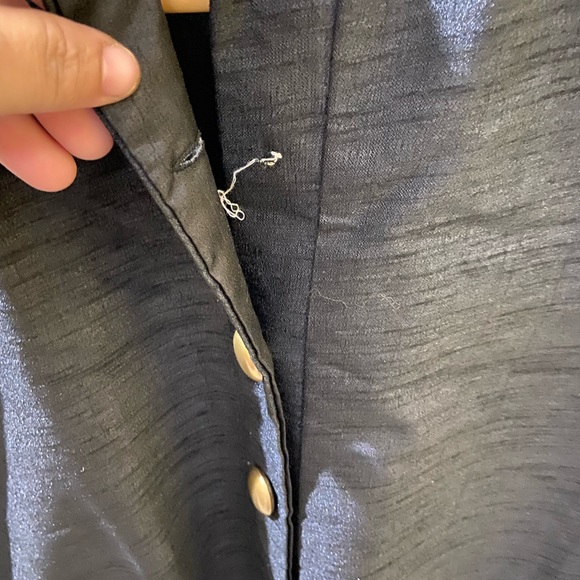 🛍️ Black Solid Straight Kurta. Size - 42 - Picture 15 of 15